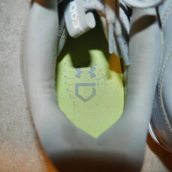 Under Armour Leadoff Low RM Baseball Cleats Men's Size 12 Gray Leather Summer Sp - Picture 9 of 12